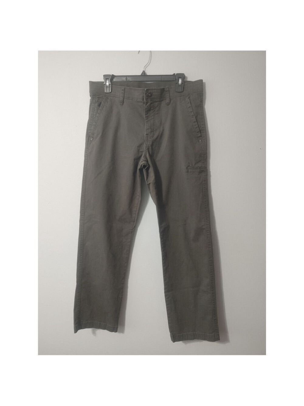 Men's Weatherproof Dark Grey/Olive Pants Size 32x30